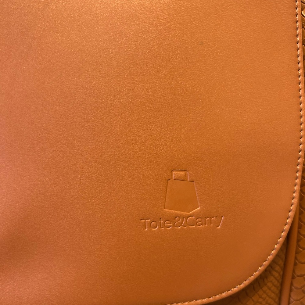 Brown Leather Backpack - Structured Bag - image 6